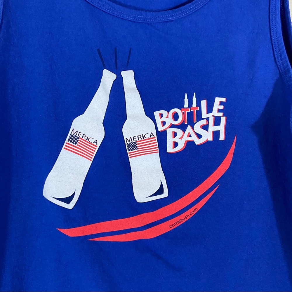 Men’s bottle bash usa blue tank top size medium - Picture 2 of 9